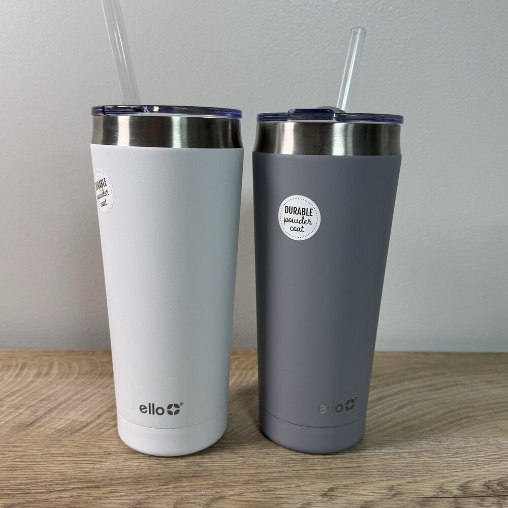 Ello Beacon Vacuum Insulated Stainless Steel Tumblers with Slider Lid 2 - Picture 3 of 6